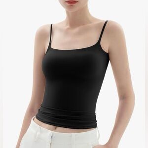 Pumiey Black Tank Top